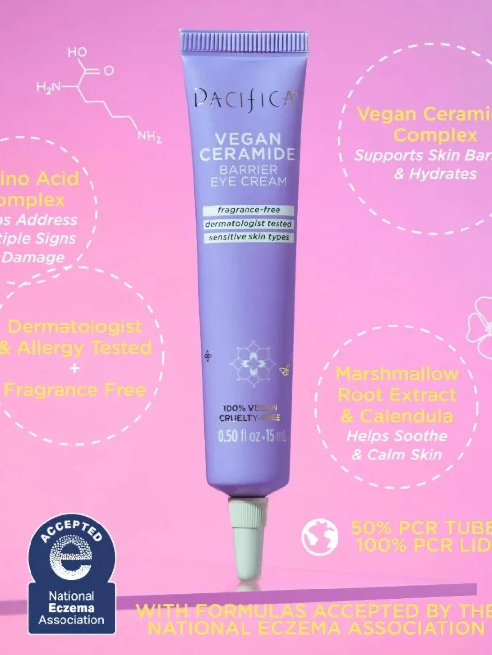 Pacifica Vegan Ceramide Barrier Eye Cream — NEW